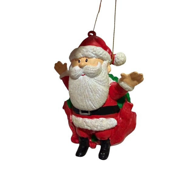 Assorted Christmas Tree Ornaments Holiday Decor Santa Wreath Swan Angel Snowman - Picture 4 of 10